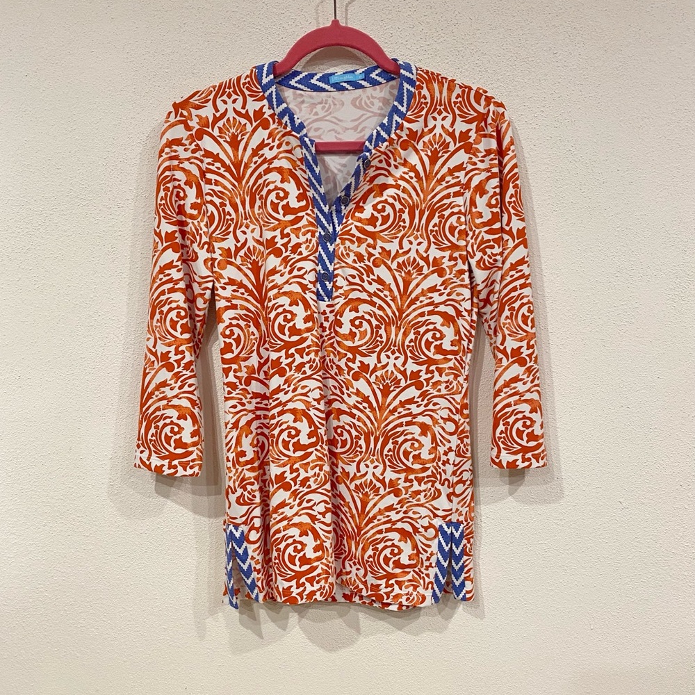 J. McLaughlin Biscayne Tunic Top Size XS EUC